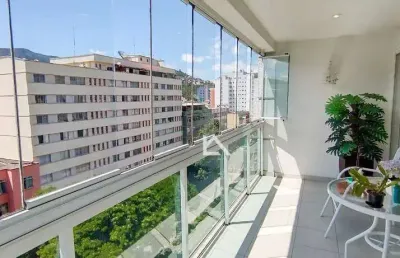 Apartamento à venda, 103 m² por r$ 545.000,00 - várzea - teresópolis/rj