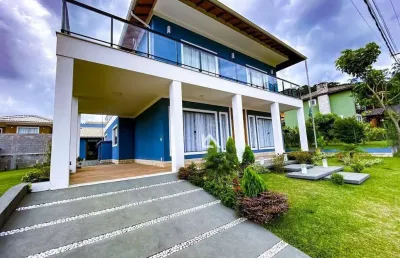 Casa com 4 dormitórios à venda, 390 m² por r$ 1.950.000,00 - vargem grande - teresópolis/rj