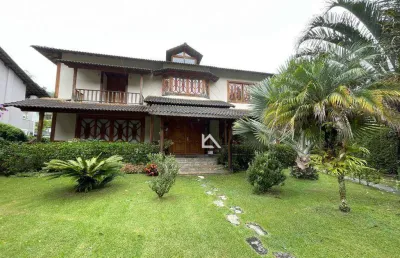 Casa à venda, 600 m² por r$ 2.900.000,00 - quebra frascos - teresópolis/rj