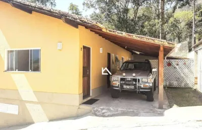 Casa com 2 dormitórios à venda, 52 m² por r$ 420.000 - araras - teresópolis/rj