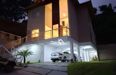 Casa com 3 dormitórios à venda, 206 m² por r$ 1.250.000,00 - bom retiro - teresópolis/rj