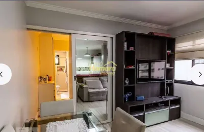 Venda- apartamento mobiliado de 45m² com 1 dormitório e vaga – excelente investimento em santa cecí