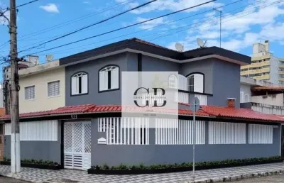 Sobrado com 4 dormitórios à venda por r$ 750.000,00 - ocian - praia grande/sp
