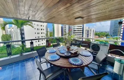 Apartamento duplex -284 m2- 5 quartos- tamarineira  -  recife/pe