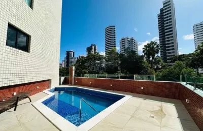 Apartamento 225 m2 - 4 quartos (3 suítes) - boa viagem / setúbal  -  recife/pe
