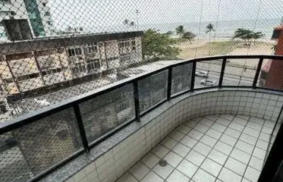 Apartamento 145 m2- 4 quartos (3 suítes) - avenida boa viagem -  pina  -  recife/pe