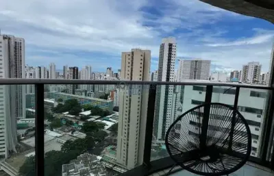 Edf allures village - apartamento em boa viagem  - 136 m2 - 4 quartos -  porteira fechada