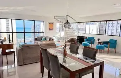 Apartamento duplex cobertura - 300 m2 - 4 suítes -  boa viagem  -  recife/pe