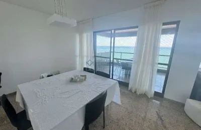 Apartamento avenida boa viagem 195 m2 - 3 suítes  -  todo mobiliado -  recife/ pe