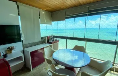 Apartamento avenida boa viagem 195 m2 - 3 suítes  -  todo mobiliado -  recife/ pe