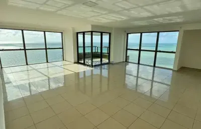 Apartamento avenida boa viagem  -227 m2 - 4 suítes-  recife - edf estação do mar