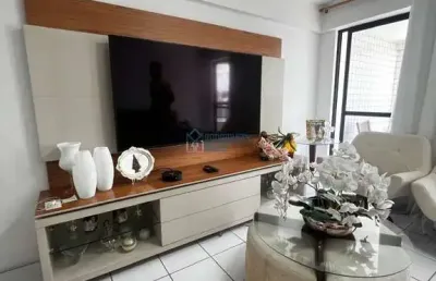 Apartamento em boa viagem  - 94 m2 - 3 quartos - 2 suítes- aluguel  todo mobiliado