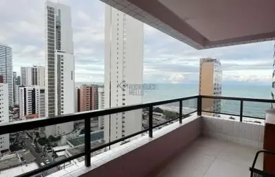 Apartamento duplex 250 m2 - 4 quartos (2 suítes) - pina  -  recife/pe