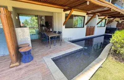 La fleur polinesia - muro alto - flat terreo com piscina