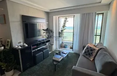 Apartamento 84 m2 - 3 quartos (1 suíte) - vista mar definitiva 180 graus - rua dos navegantes - recife/pe