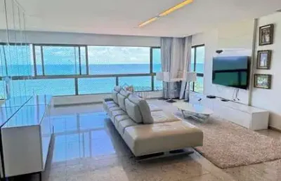 Apartamento 144 m2-  4 quartos (2 suítes) - avenida boa viagem  -  recife/pe