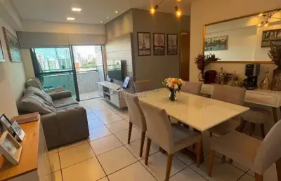 Apartamento 80 m2 - 3 quartos (1 suíte) - casa amarela  -  recife/pe