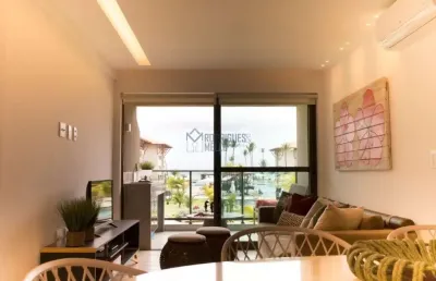 Flat  73 m2 - 2 quartos - muro alto  -  la fleur polinésia residence & resort