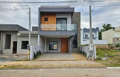 Sobrado com 3 dormitórios à venda, 145 m² por r$ 799.000,00 - reserva bela vista - gravataí/rs