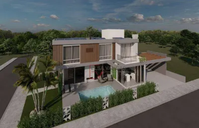 Sobrado à venda, 161 m² por r$ 1.378.000,00 - villa lucchesi - gravataí/rs