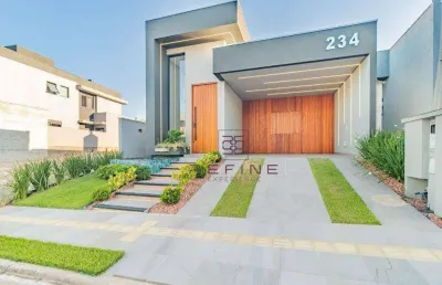 Casa com 3 dormitórios à venda, 156 m² por r$ 1.490.000 - condomínio cyrela landscape seminário - gravataí/rs