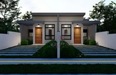 Casa à venda, 68 m² por r$ 349.000,00 - são vicente - gravataí/rs