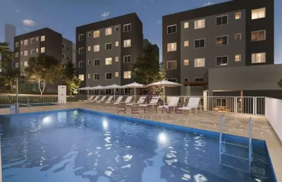 Apartamento com 2 dormitórios à venda, 45 m² por r$ 225.000,00 - morada do vale i - gravataí/rs