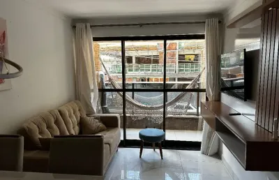 Alugo apartamento mobiliado com 2 qts, beira mar de cabo branco