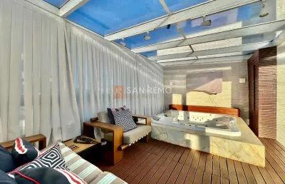 Apartamento com 2 quartos à venda na rua videira, 192, coqueiros, florianópolis, 220 m2 por r$ 3.600.000