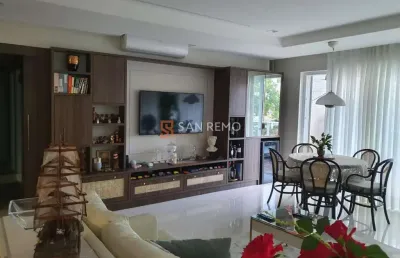 Apartamento com 3 quartos à venda na rua das piraúnas, 1540, jurerê internacional, florianópolis, 180 m2 por r$ 3.750.000