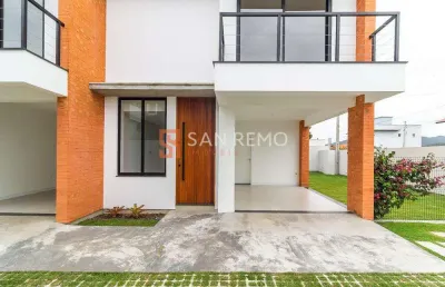 Casa em condomínio fechado com 3 quartos à venda na servidão laura duarte prazeres, 1000, campeche, florianópolis, 149 m2 por r$ 1.500.000