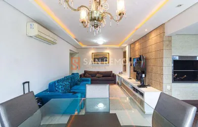Apartamento com 3 quartos à venda na avenida dos salmões, 754, jurerê internacional, florianópolis, 145 m2 por r$ 2.500.000