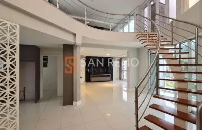 Cobertura com 4 quartos para alugar na avenida trompowsky, 373, centro, florianópolis, 324 m2 por r$ 15.000
