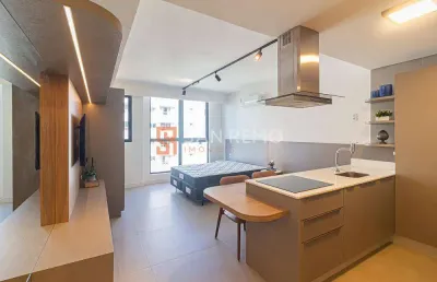 Apartamento com 1 quarto para alugar na rua professora maria flora pausewang, 131, trindade, florianópolis, 35 m2 por r$ 4.850