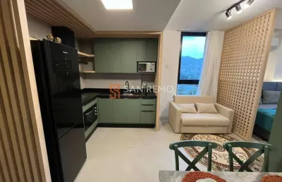 Flat com 1 quarto para alugar na rua professor simão josé hess, 137, trindade, florianópolis, 37 m2 por r$ 4.800