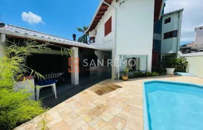 Casa com 5 quartos para alugar na rua jornalista gustavo neves, 33, córrego grande, florianópolis, 238 m2 por r$ 13.000