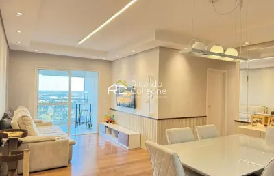 Apartamento padrão 89m2, 3 quartos, 2 vagas, andar alto!