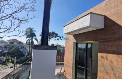 Sobrado com 3 suítes jardim e terraço no bairro são francisco