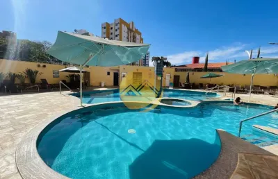 Apartamento mobiliado,  com piscinas aquecidas, sauna, elevadores, próximo ao singapura shopping