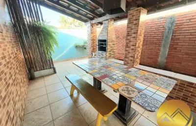 Chalé com 3 quartos e área gourmet – conforto e praticidade todo na laje!