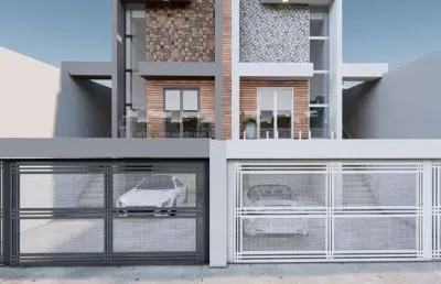 Sobrado novo no jardim vila galvão com 03 dormitórios (01 suite)