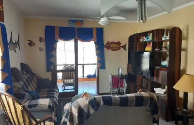 Apartamento com 3 quartos e sacada de frente em capão da canoa