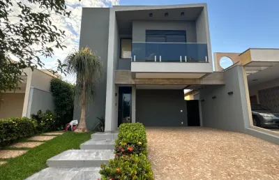 Casa sobrado com 3 suítes, piscina, área gourmet, 160 m2 à venda no condominio buona vita, vila do golfe, em ribeirao preto - sp
