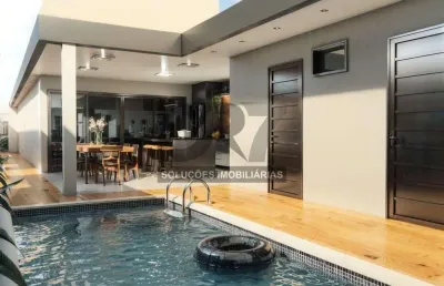 Casa à venda em campinas, loteamento residencial arborais, com 3 suítes, com 214 m²
