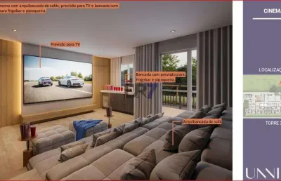 Apartamento à venda em campinas, mansões santo antônio, com 2 quartos, com 44 m², unni mansões