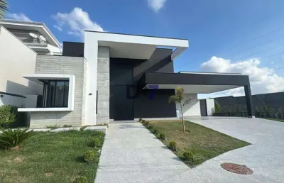 Casa à venda em campinas, swiss park, com 3 suítes, com 229 m², condomínio basel