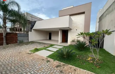 Casa em condomínio fechado com 3 quartos à venda na rua rg 7, 7, condomínio residencial gaudi, anápolis por r$ 1.190.000