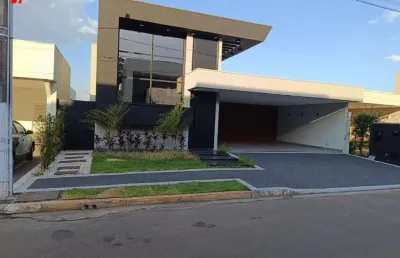 Casa em condomínio fechado com 4 quartos à venda na di cavalcante, 32, condomínio residencial belas artes, anápolis por r$ 2.600.000