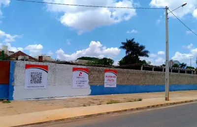 Terreno comercial para alugar na brasil, 100, vila santana, anápolis