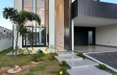 Casa em condomínio fechado com 3 quartos à venda na rg - 06, 6, condomínio residencial gaudi, anápolis por r$ 1.250.000